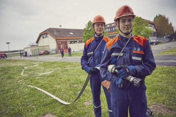 Jugendfeuerwehr: Feuerwehrübung