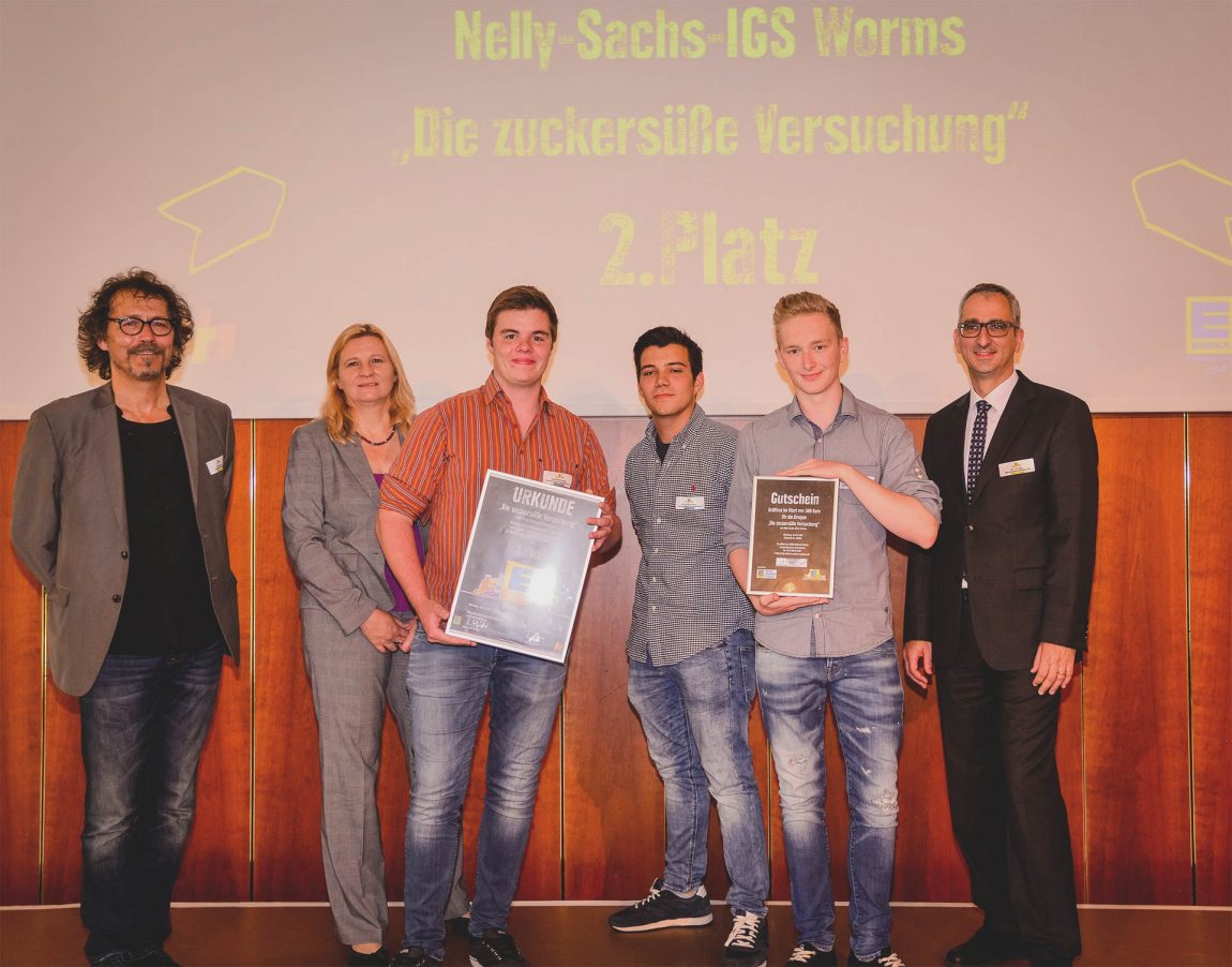Scheckübergabe Nelly-Sachs-Integrierte Gesamtschule Worms