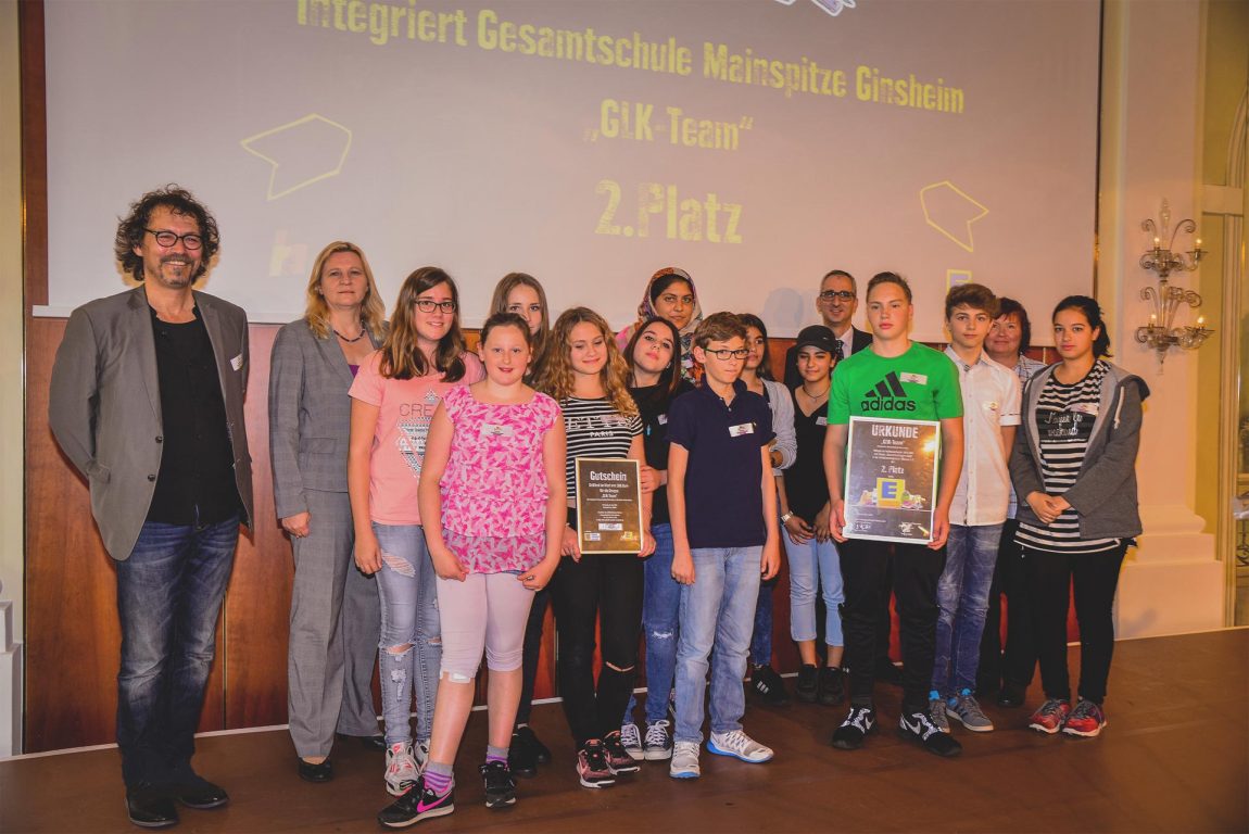 Scheckübergabe Integrierte Gesamtschule Mainspitze Ginsheim