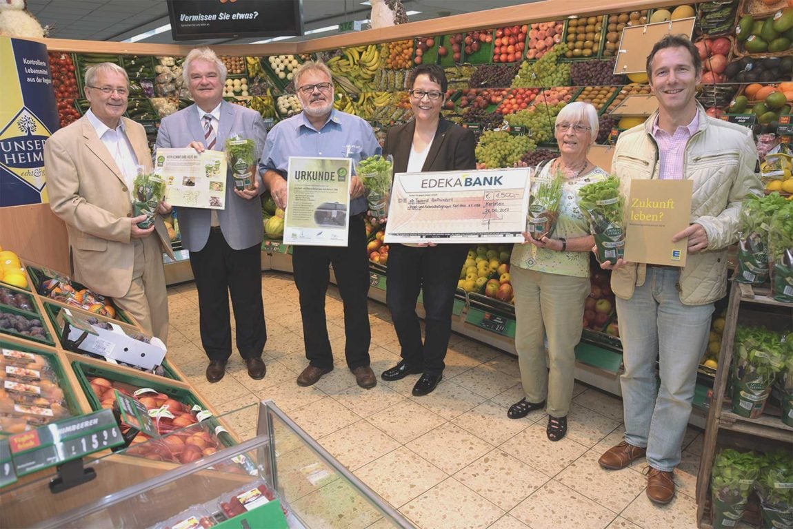 Spendenübergabe an Naturschutzgruppe Karlstein