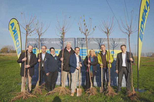 Gruppenbild Baumpflanzaktion Heddesheim