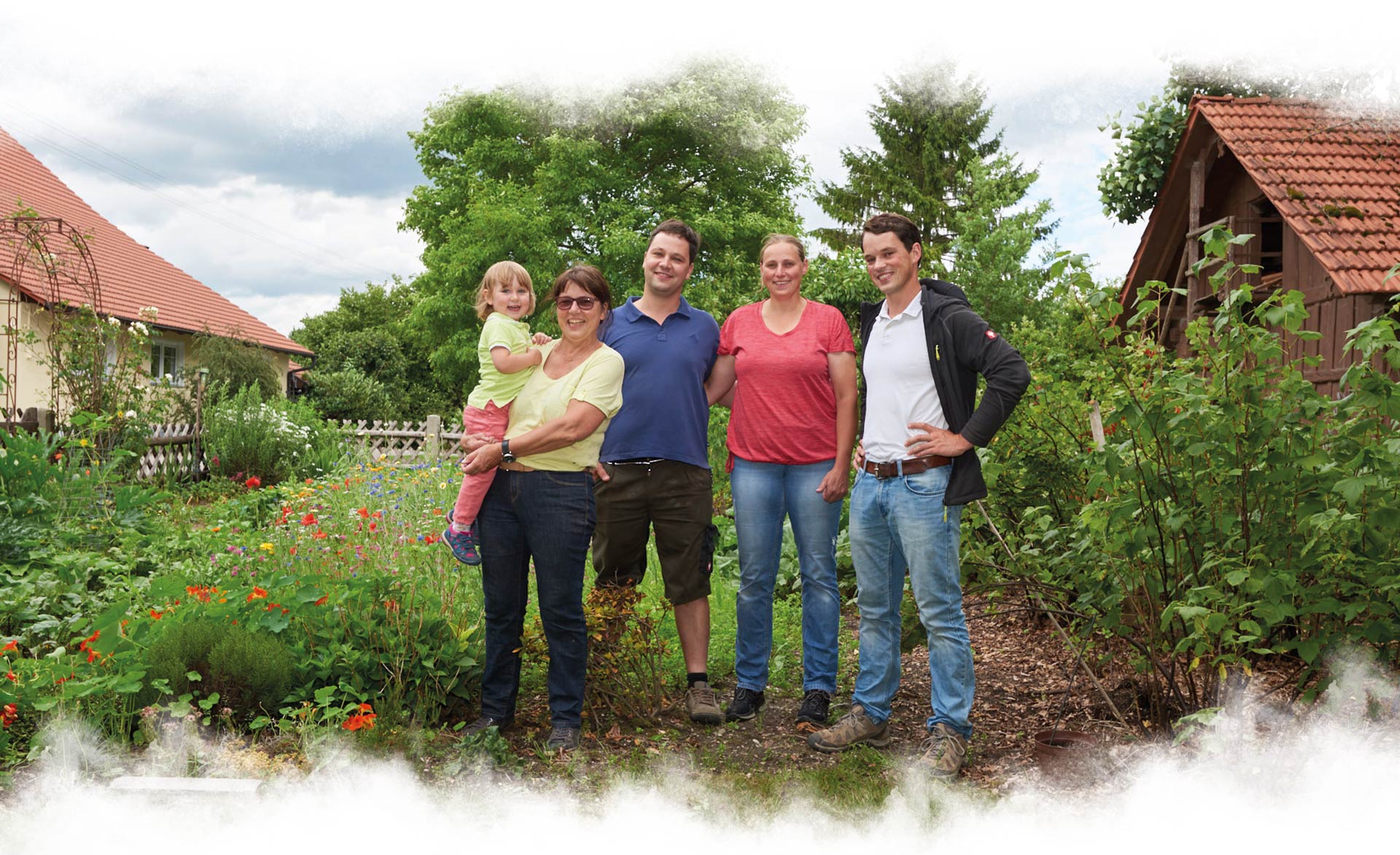 Die Familie des Hofglück-Schweinehof