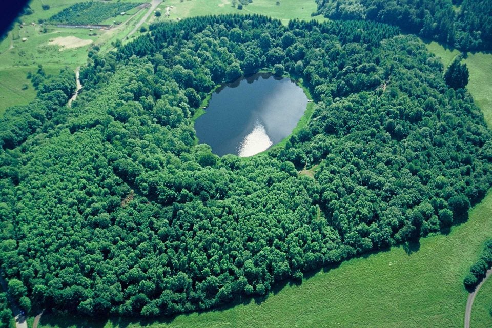 Der Windsborn-Kratersee in der Eifel