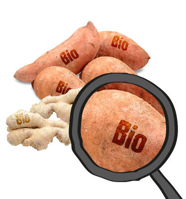 Bio-Branding auf Lebensmittel