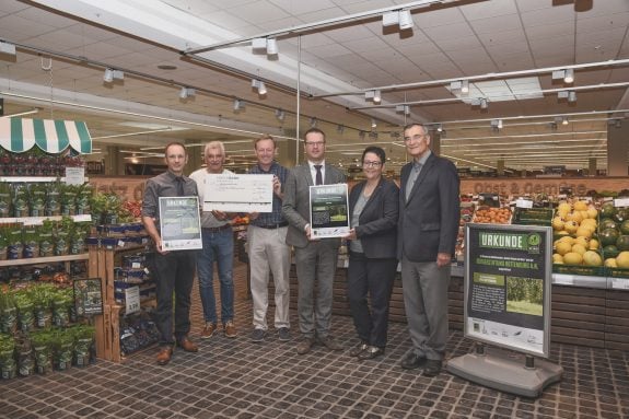 Spendenübergabe für das Naturschutzprojekt der Bürgerstiftung Rottenburg am Neckar